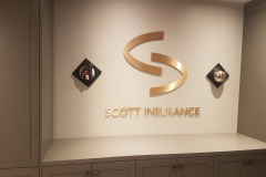 3D bronze letters Scottt