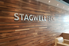 Brushed-aluminium-3D-cut-logo-StagwellTech