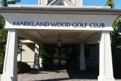 Markland Golf Club 3D aluminium letters