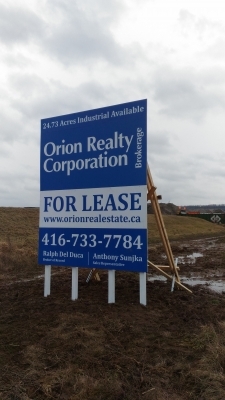 Custom billboard Orion Realty-