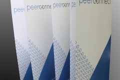 Peer connect retractable banner-