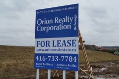 Orion Realty Corporation billboard