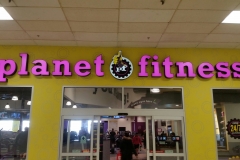 Channel letters Planet fitness