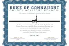 Duke Certificate