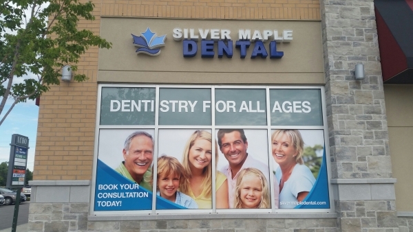 Window vinyl with laminate for Dentistry
