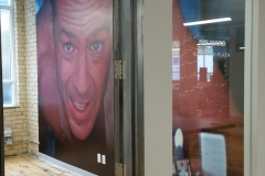 Wall graphics Bruce Willis