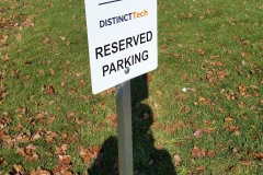 DIG reserved parking sign