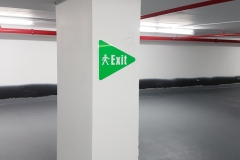 Exit sign