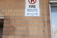 Fire-route-sign
