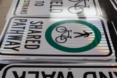 Peel project reflective signs