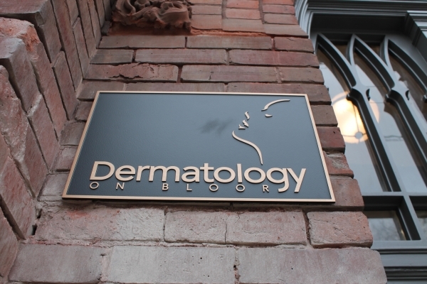 Custom bronze plaque Dermatology