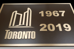 Bronze-plaque-with-raised-text-and-border-for-restored-bridge-Toronto