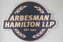 Custom-shaped-bronze-plaque-Arbersman