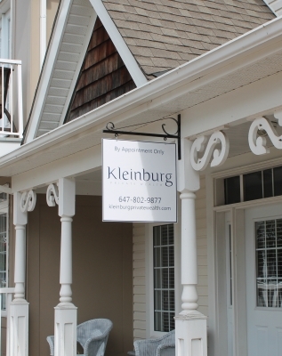 Kleinburg hanging sign
