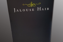 Chalk a board Jalouse Hair salon