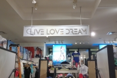 Lobby Sign Live Love Dream