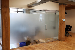 Frosted-vinyl-on-cube-glass-office
